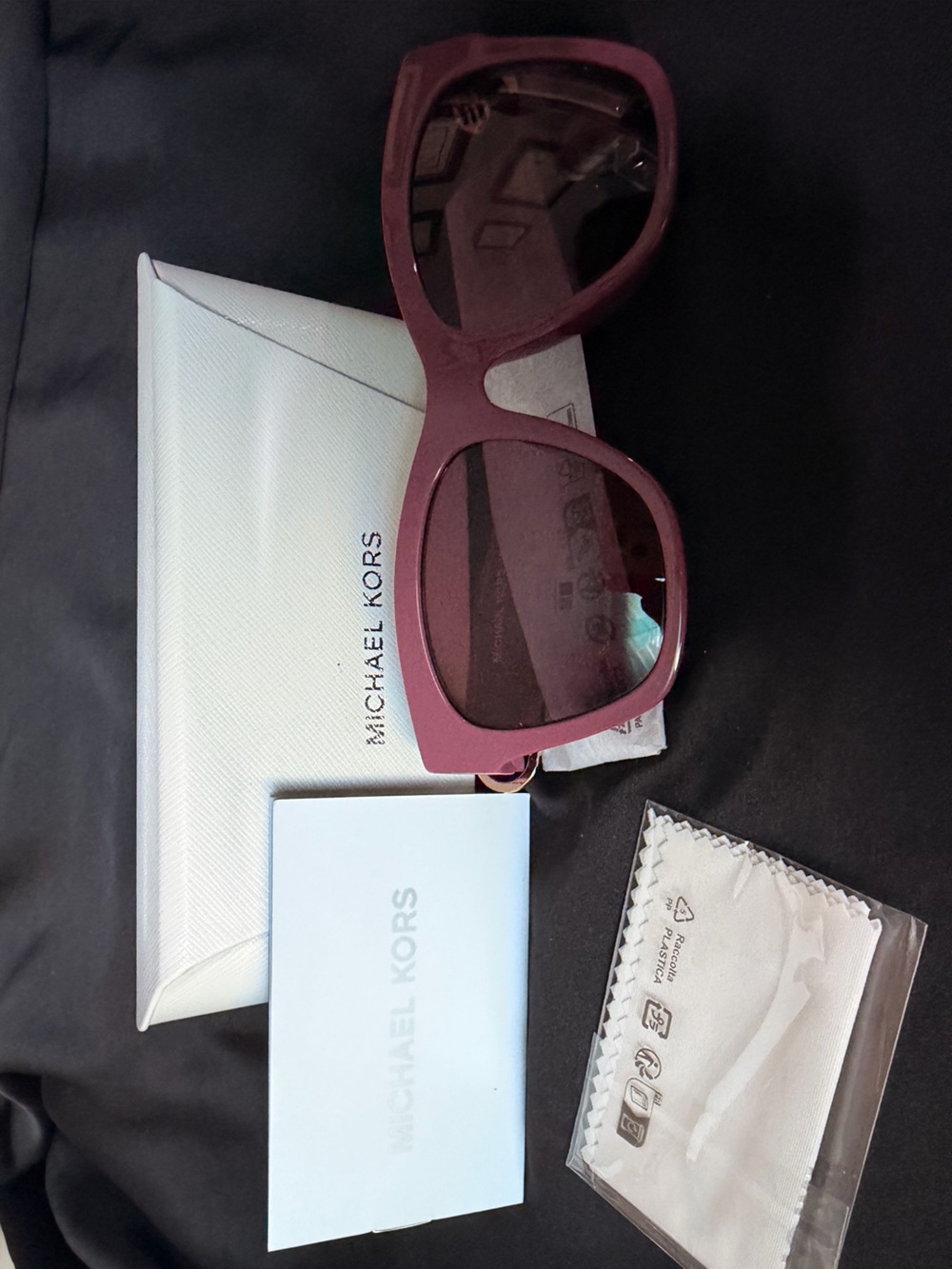 Michael Kors Women's Mauve/Pink Oversized Sunglasses